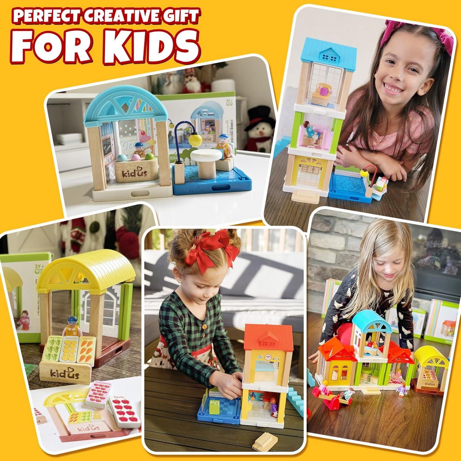 Wooden School Play Set