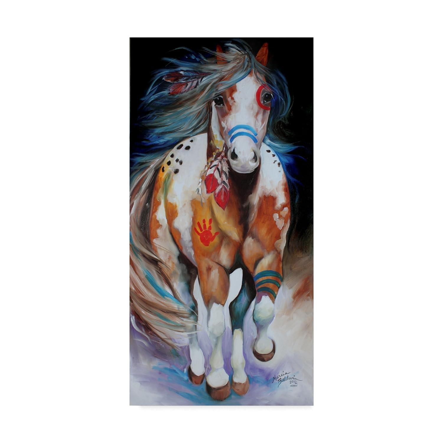 Marcia Baldwin " Brave The Indian War Horse " by Marcia Baldwin