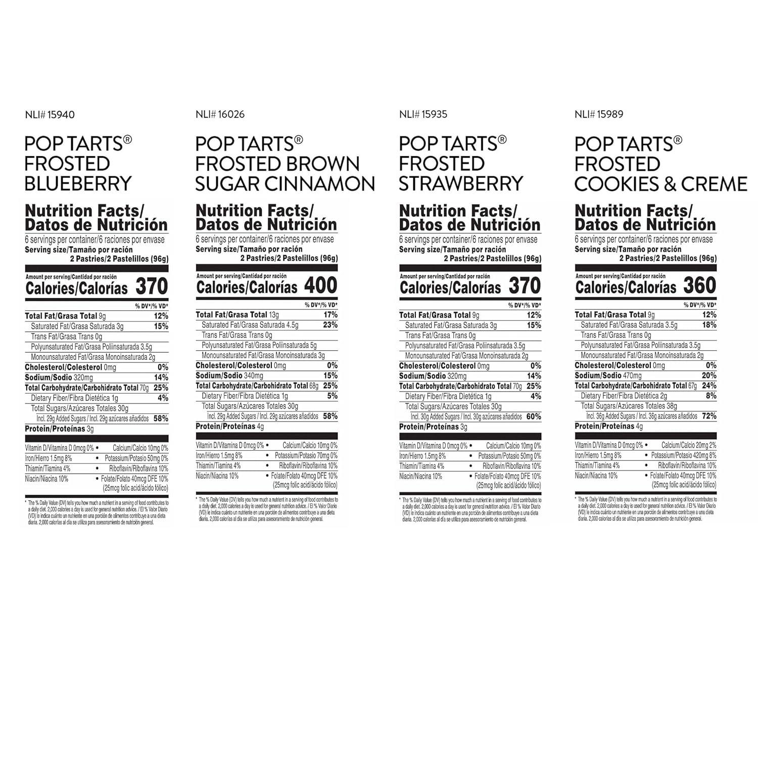 Pop-Tarts Toaster Pastries, Breakfast Foods, Kids Snacks, Variety Pack (60 Pop-Tarts)