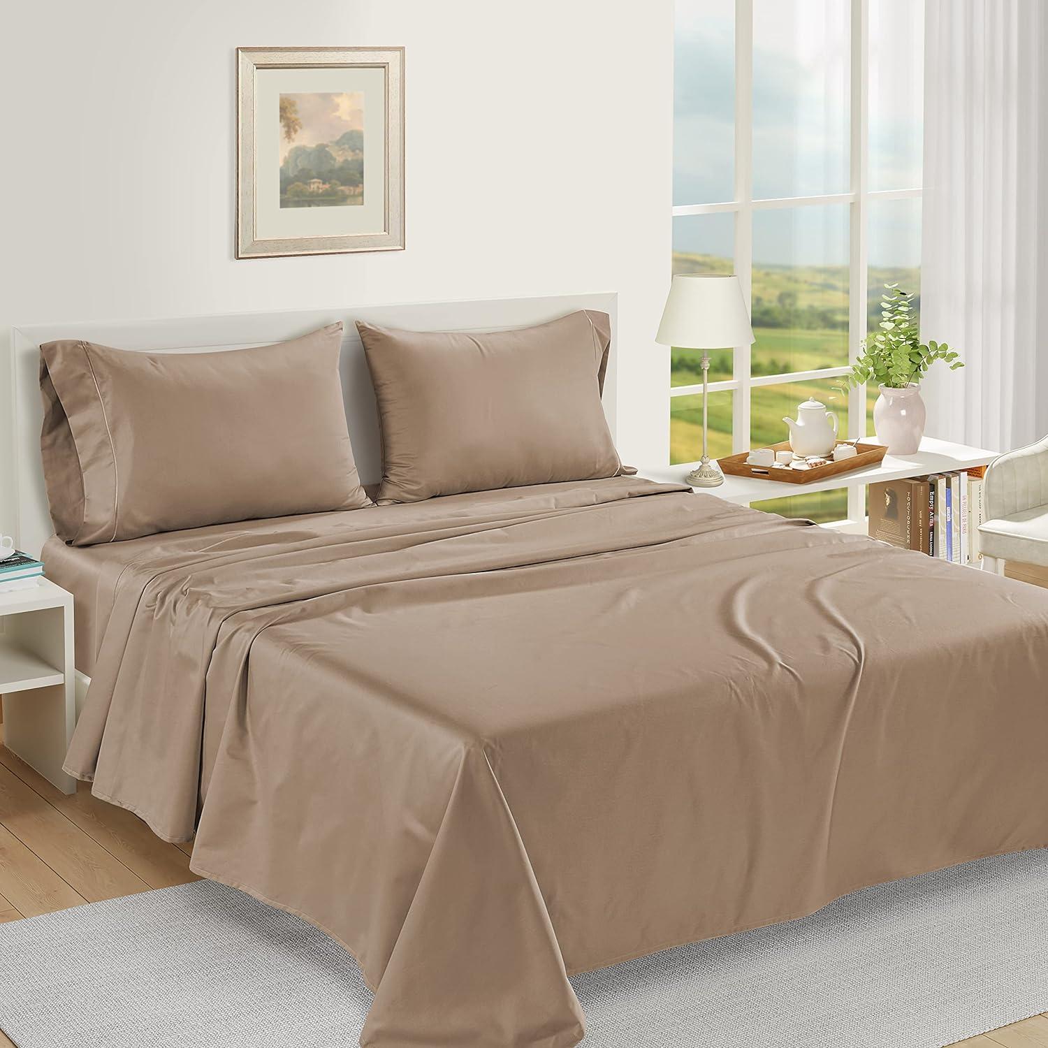 Luxury Egyptian-Quality Cotton 650 Thread Count Sateen Sheet Set