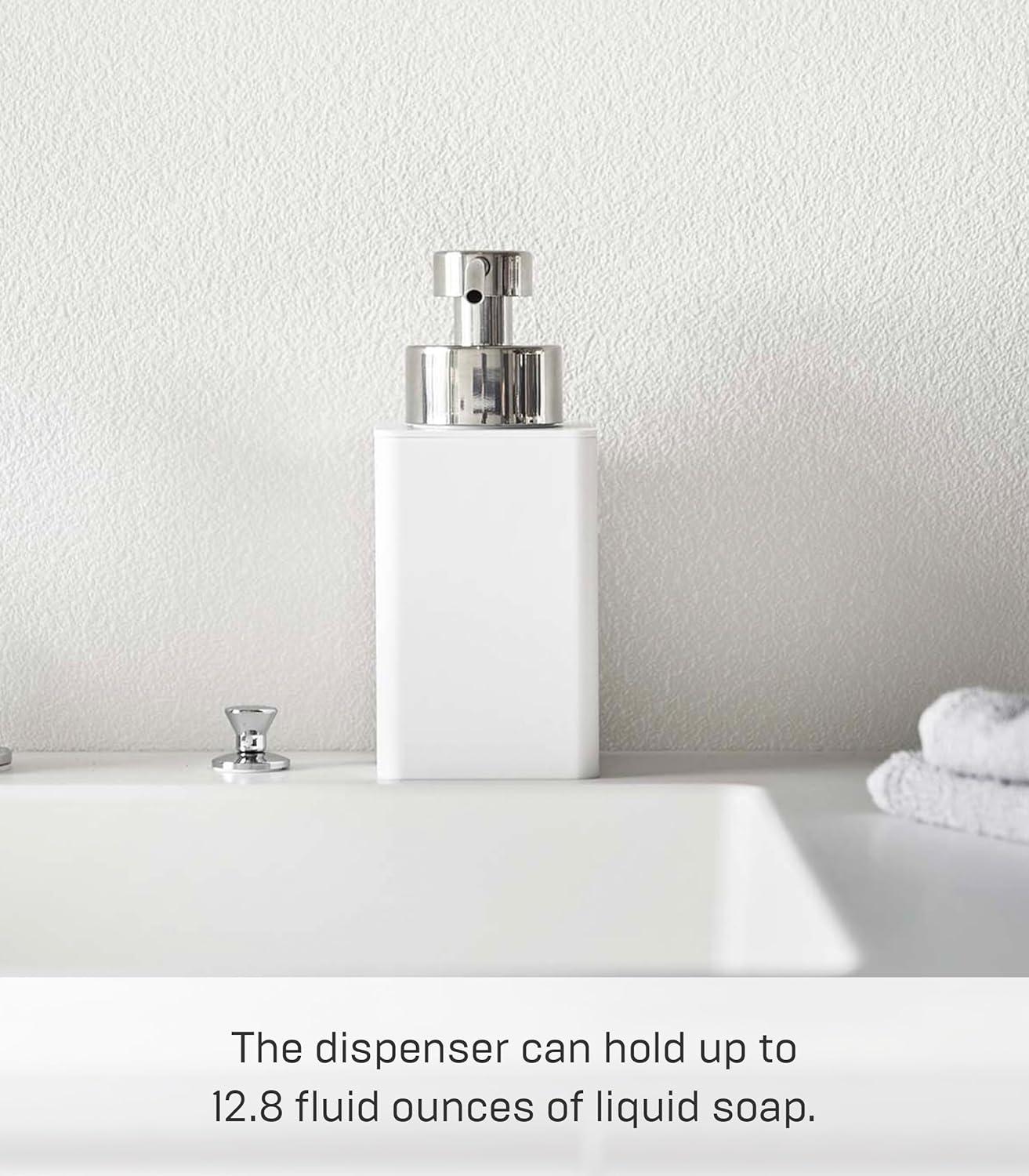 Yamazaki Home Foam Soap Dispenser, Plastic, 12.2 fluid oz., 360 milliliters