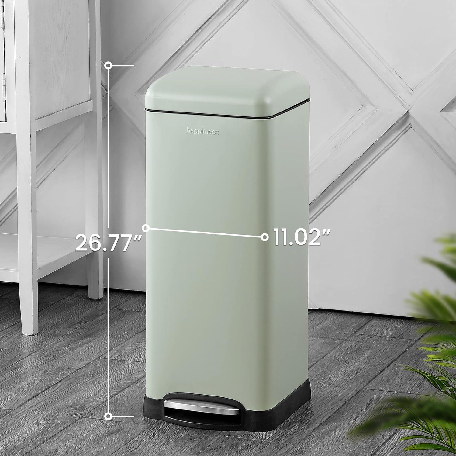 happimess Betty Retro 8-Gallon Step-Open Trash Can