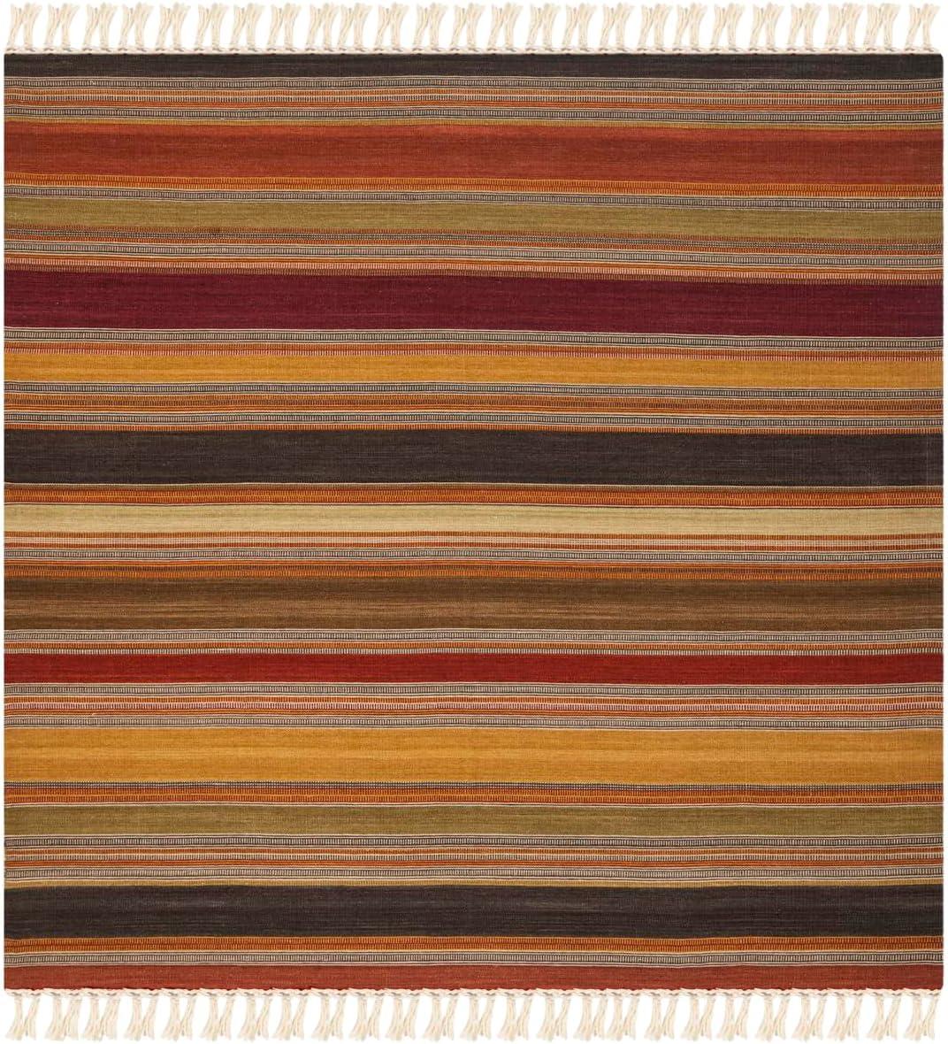 Striped Kilim STK315 Hand Woven Area Rug  - Safavieh