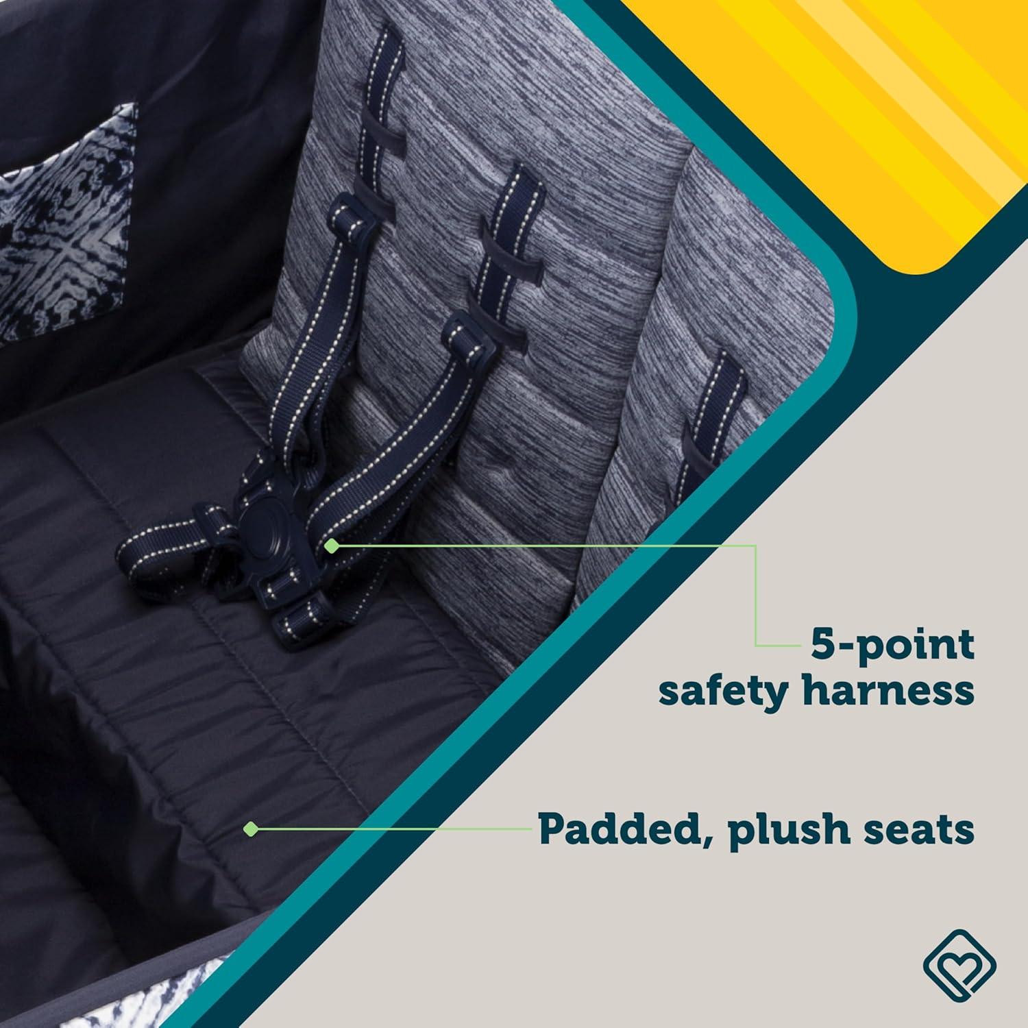 Safety 1st Summit Quad Stroller Wagon - Navy Ink