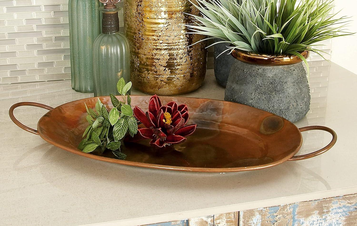 Gracie Oaks Crites Metal Tray