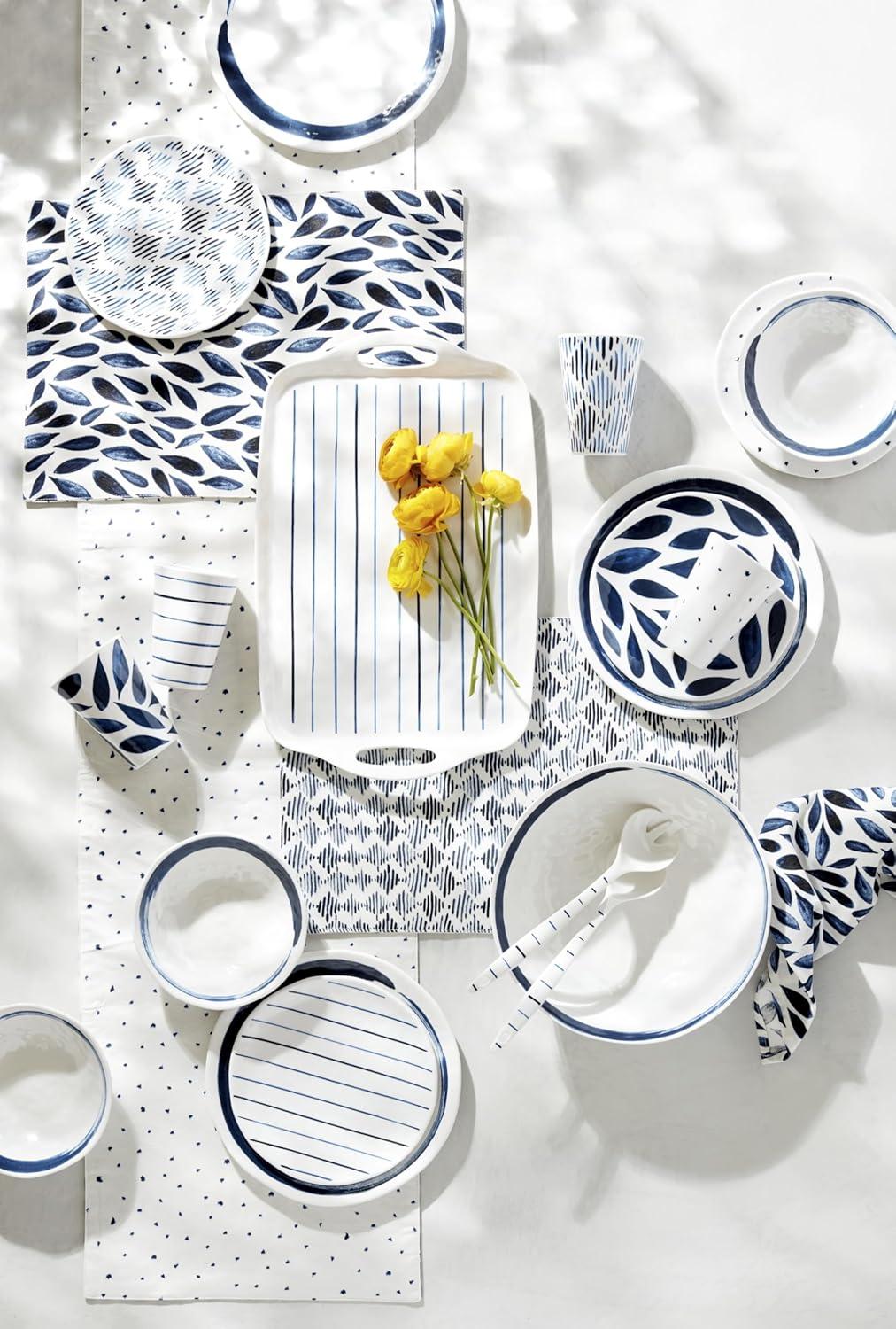 Lenox Blue Bay Melamine Dinnerware Dinner Plate, Set of 4