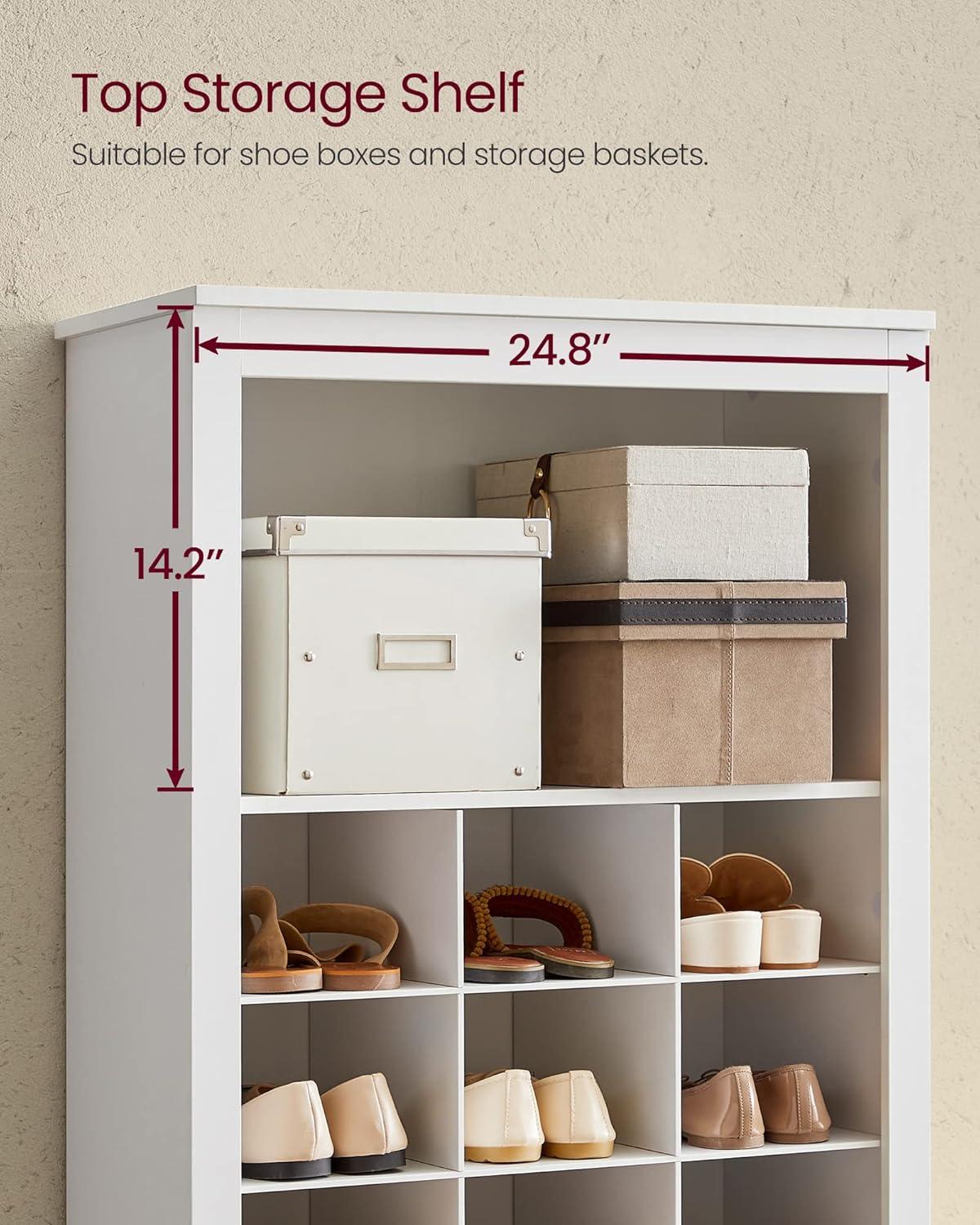 Shoe Storage Cabinet 10 Tier Shoe Rack Organizer Holds Up to 30 Pairs of Shoes for Entryway Bedroom
