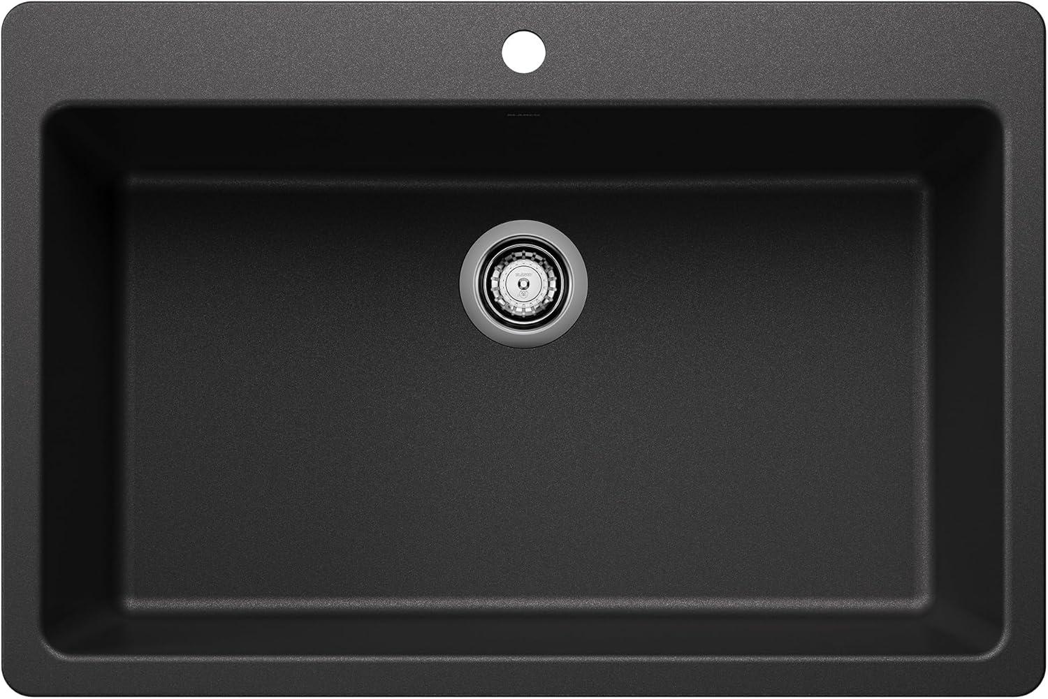 Liven SILGRANIT 33" L x 22" W Drop-In/Undermount Kitchen Sink