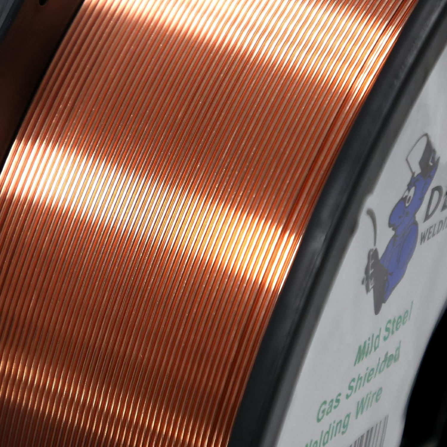 Blue Demon ER70S6 MIG/GMAW Carbon Steel Welding Wire, All Position, Low Spatter, Formulated to Provide Porosity-Free, X-Ray Quality Welds even on Dirty/Rusty Steel (.030" 11# Spool)