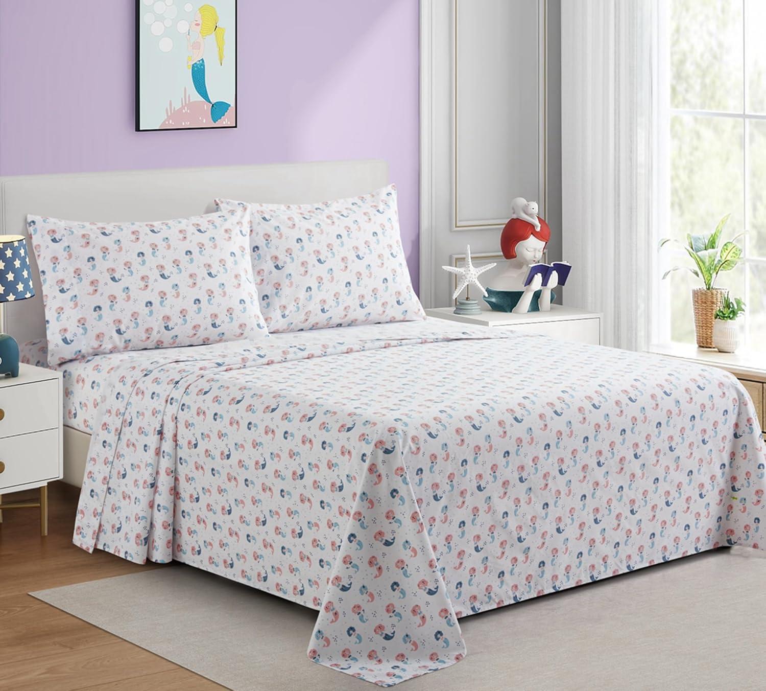 Marina Decoration Percale Machine Printed Animal Print Sheet Set