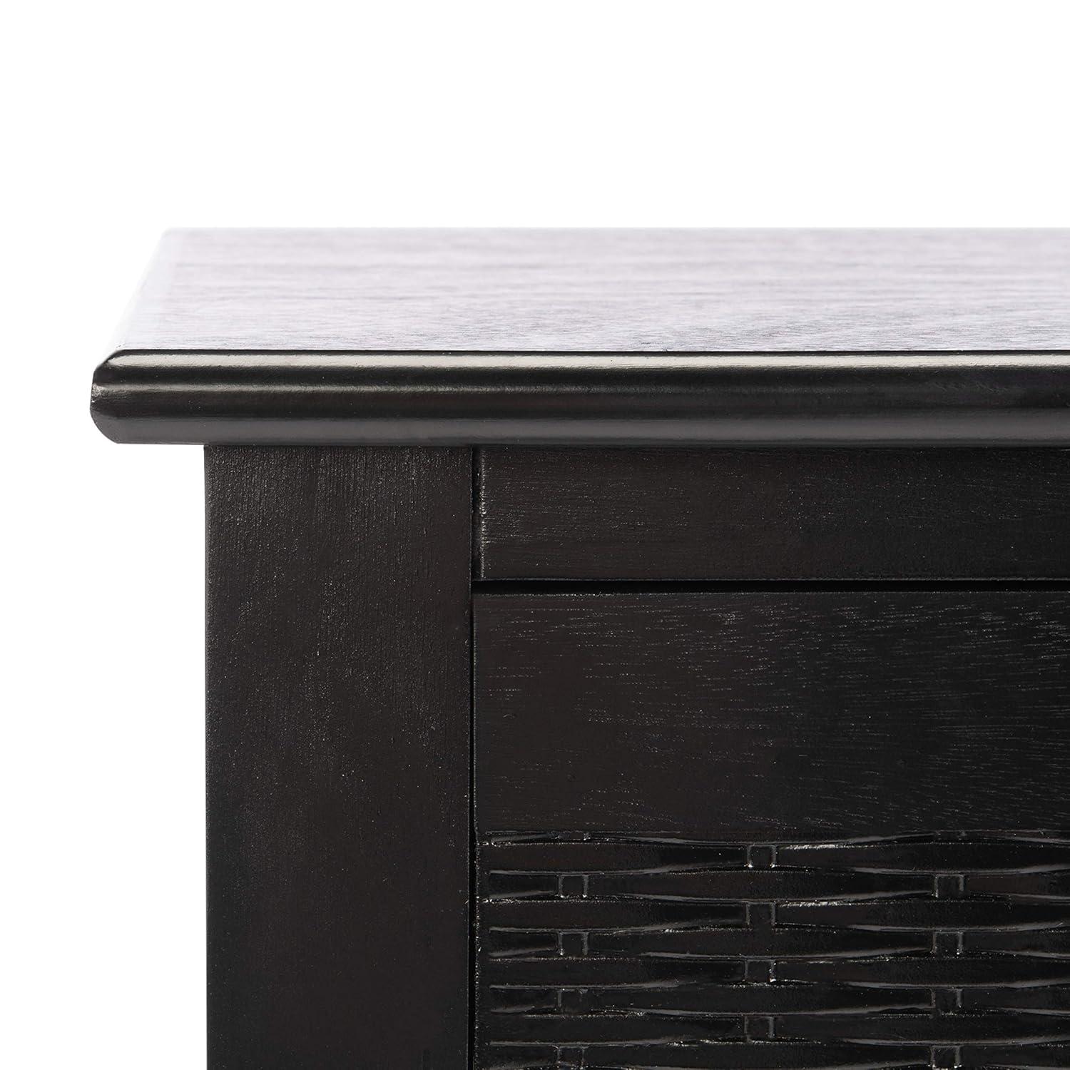 Landers 3 Drawer Console Table - CNS5711B - Black - Safavieh