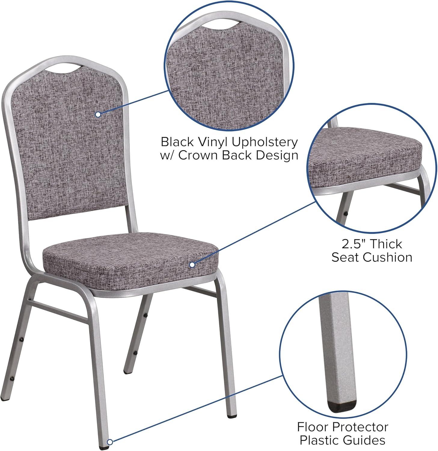 Flash Furniture Aurelia Metal Stackable Banquet Chair