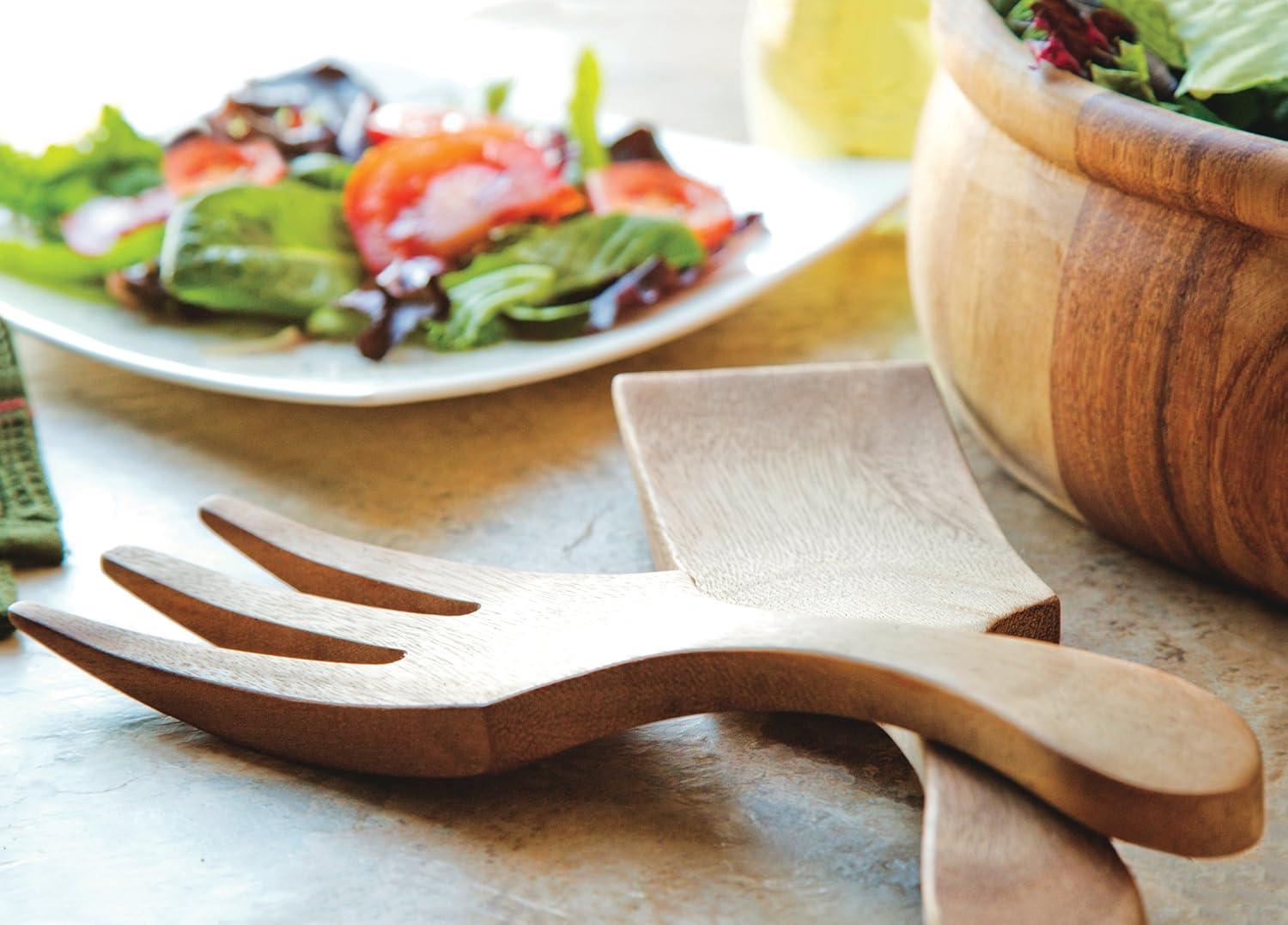 Ironwood Gourmet Servers, Medium, Large Tulip Salad Bowl