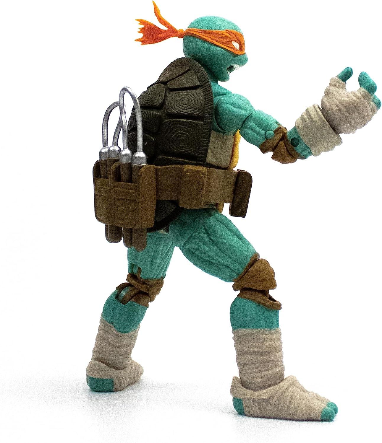 TMNT Best Action Figure Comic Wave 1 Michelangelo Comic Heroes 5" Figure