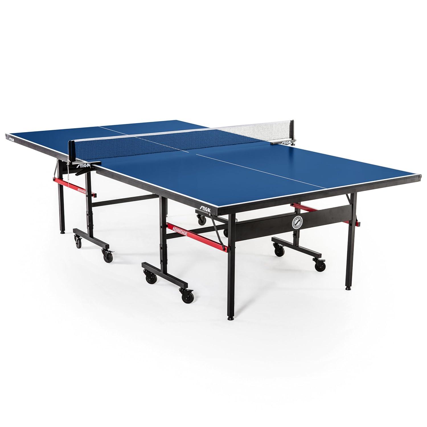 STIGA STIGA Advantage Competition-Ready Indoor Table Tennis Table - 95% Preassembled Out of the Box