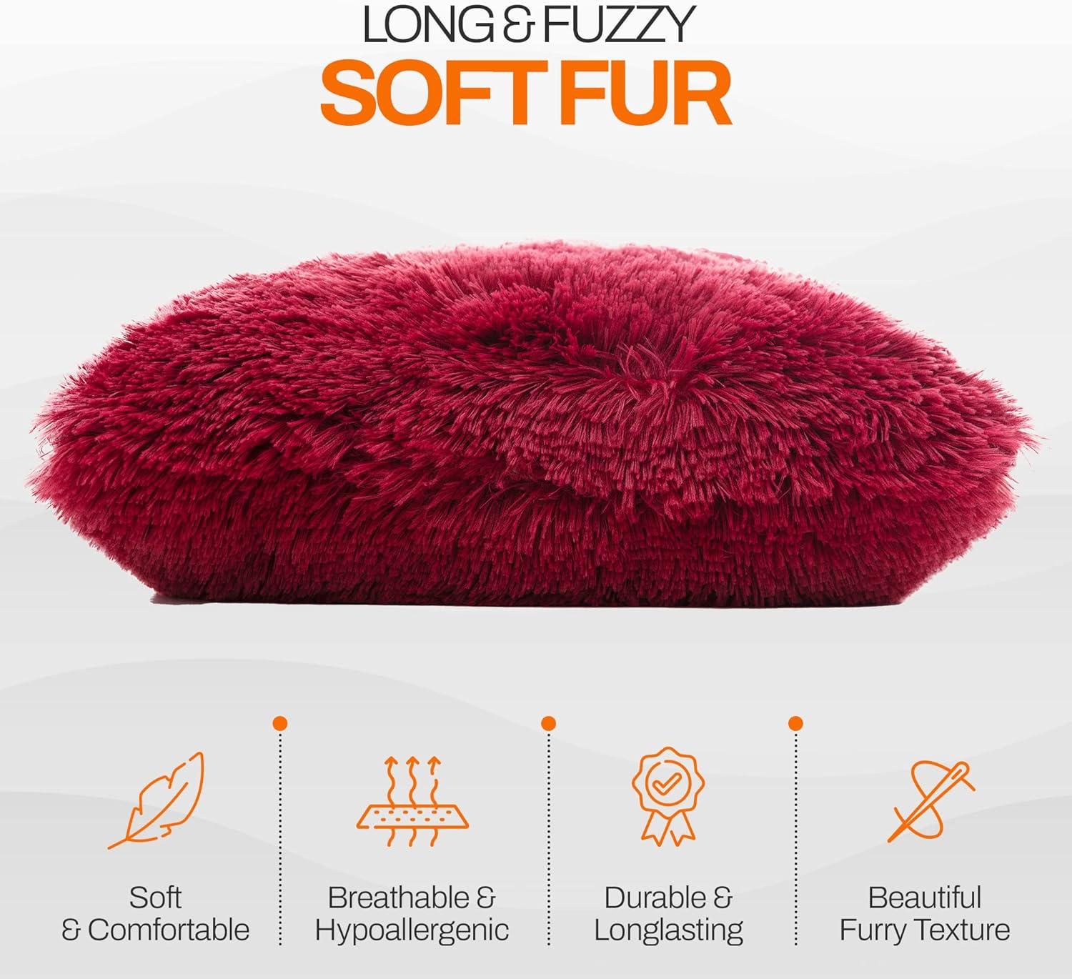 Faux Fur Throw Pillow