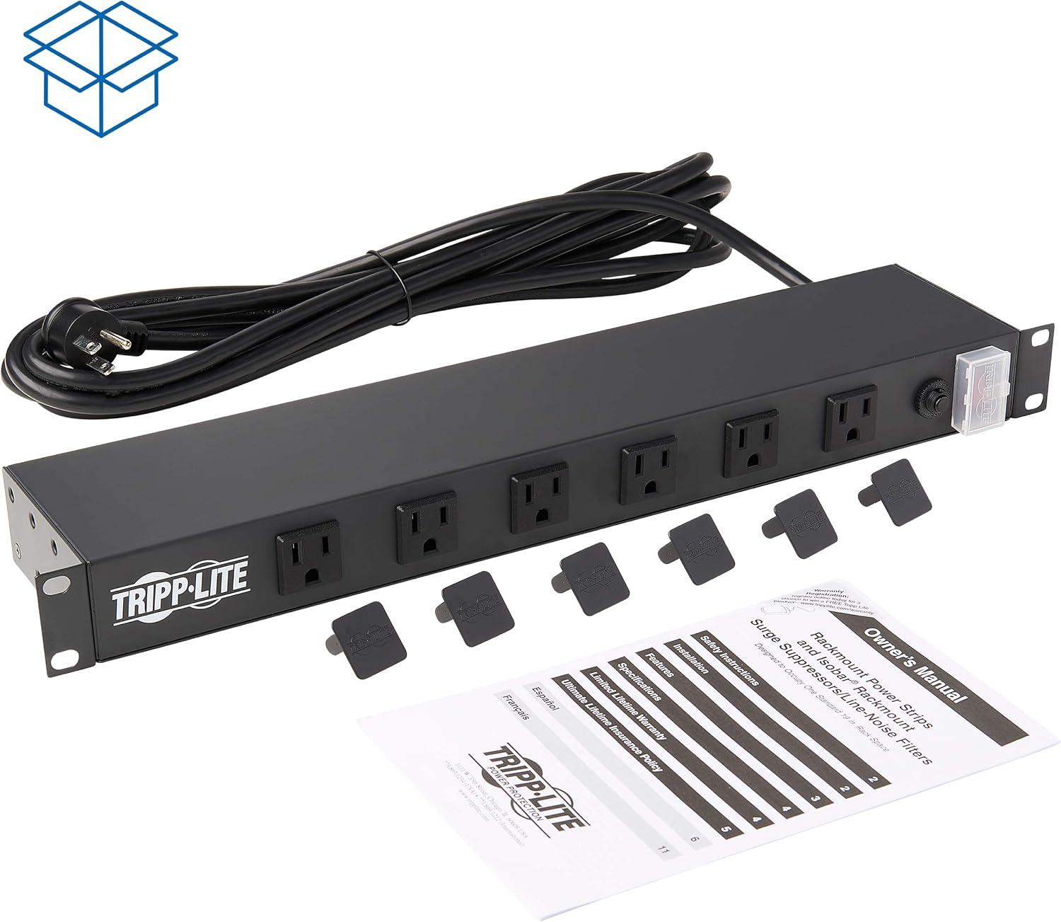 Tripp Lite RS-1215-RA 15A 12-Outlets Rackmount Power Strip