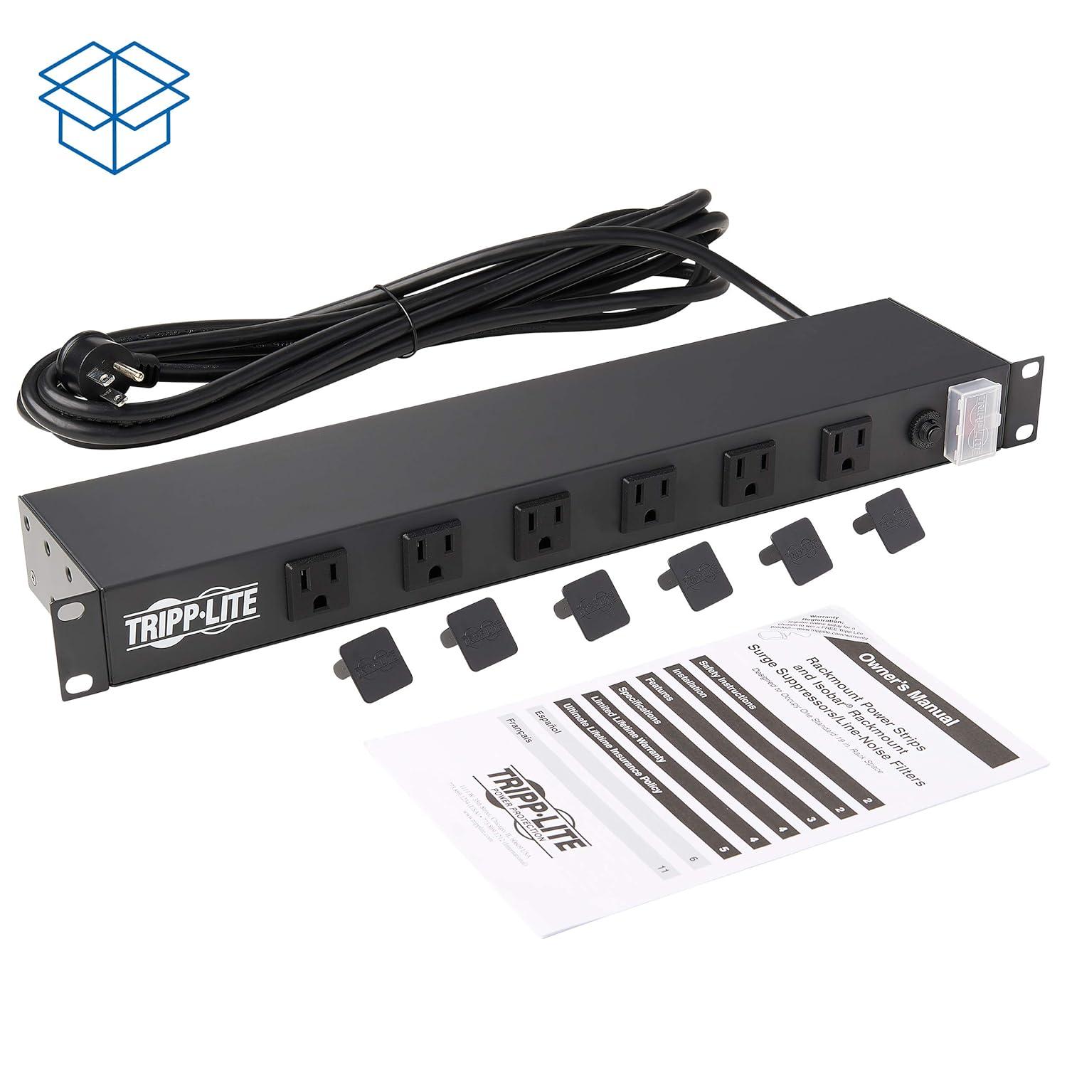 Tripp Lite RS-1215-RA 15A 12-Outlets Rackmount Power Strip