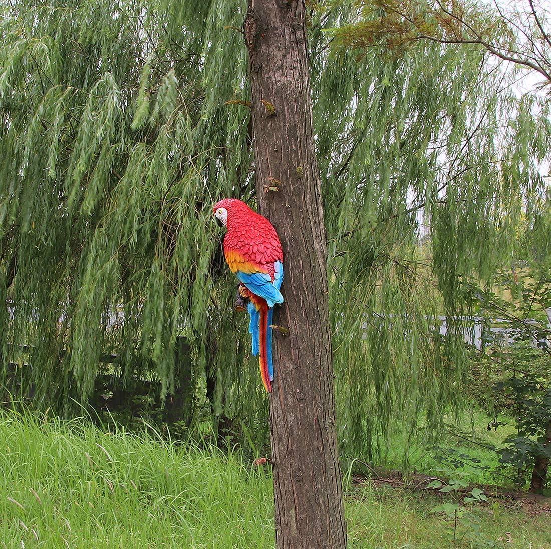 Design Toscano Tropical Scarlet Macaws Wall Sculpture