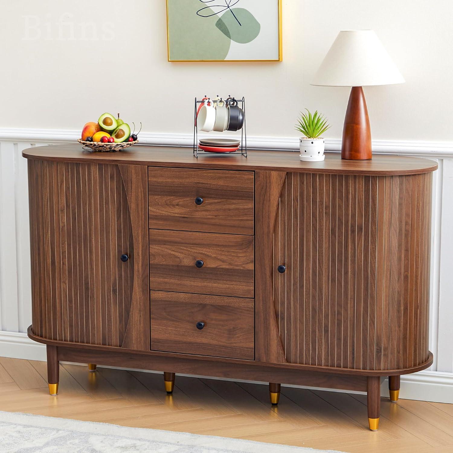 George Oliver Evana 55"Sideboard with 3 Drawer
