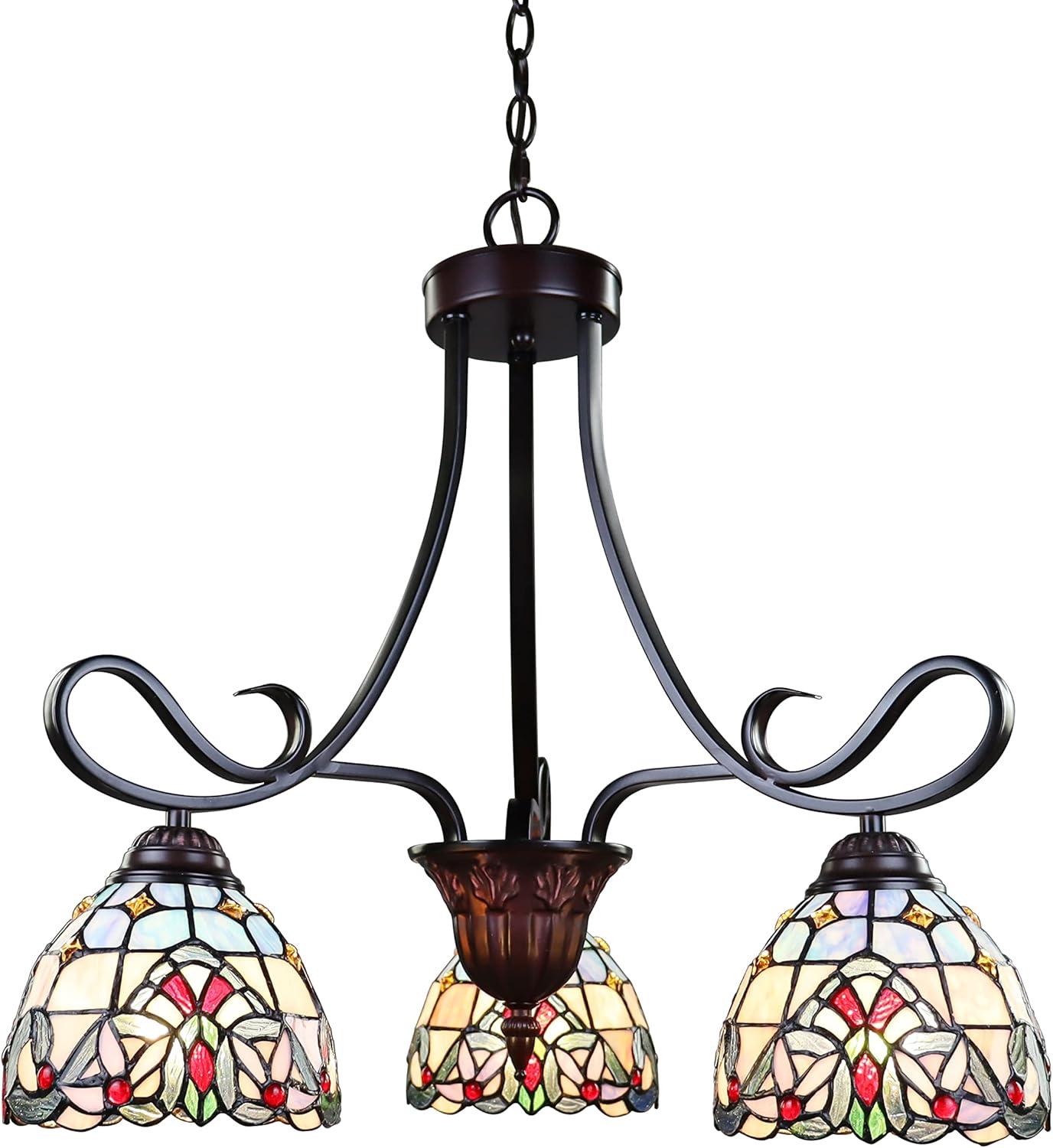 Bondi 3 - Light Glass Dimmable Classic / Traditional Chandelier