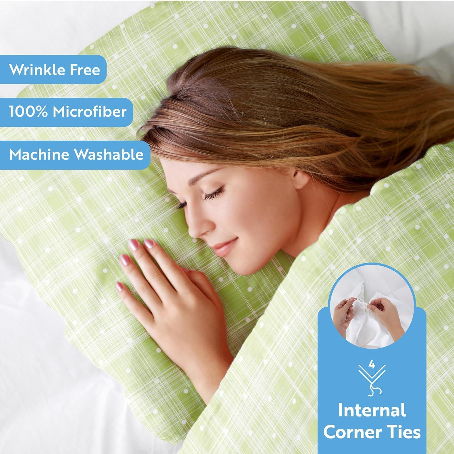 Becky Cameron Becky Cameron Polka Dot Pattern Duvet Cover Set