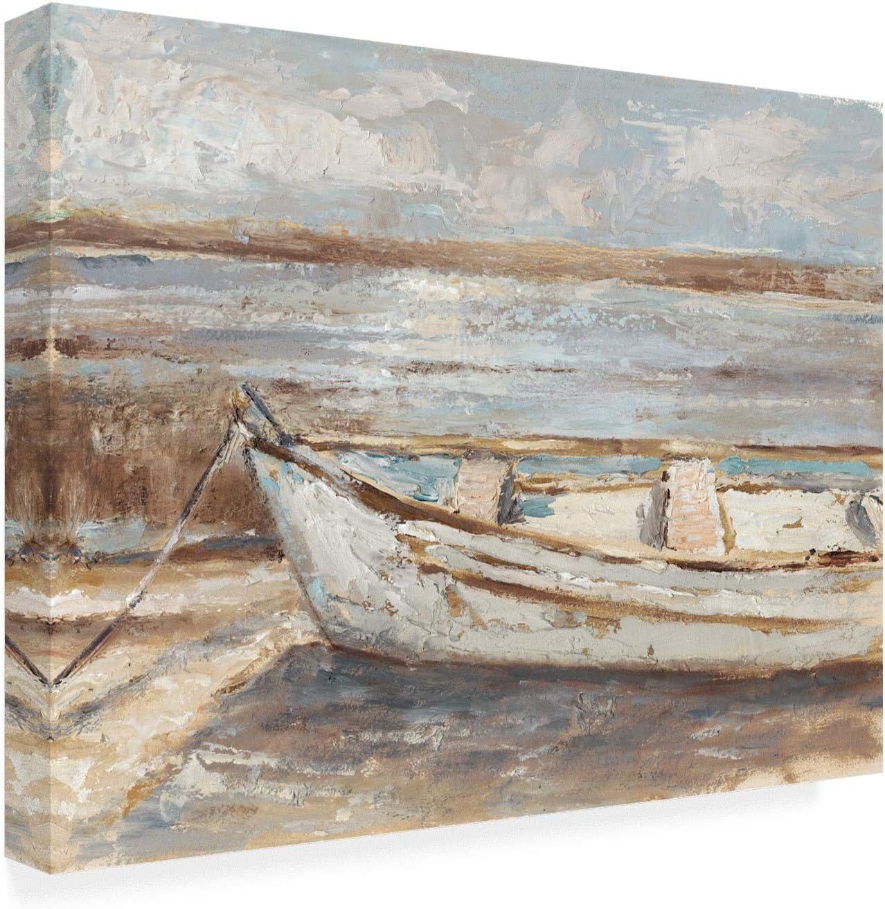 Trademark Fine Art -Ethan Harper 'Weathered Rowboat Ii' Canvas Art