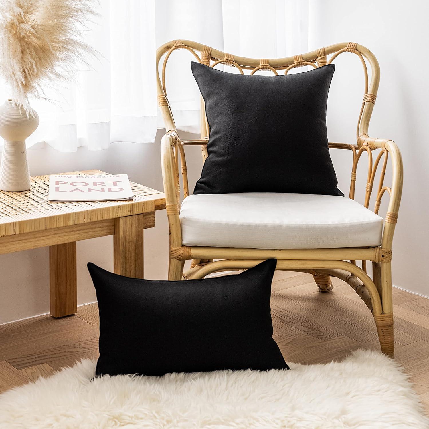 Deconovo Reversible Pillow Cover (Set of 4)