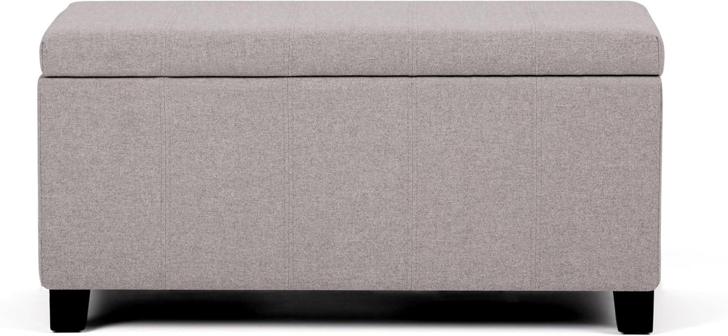 Dover Polyester Blend Upholstered Storage Bench