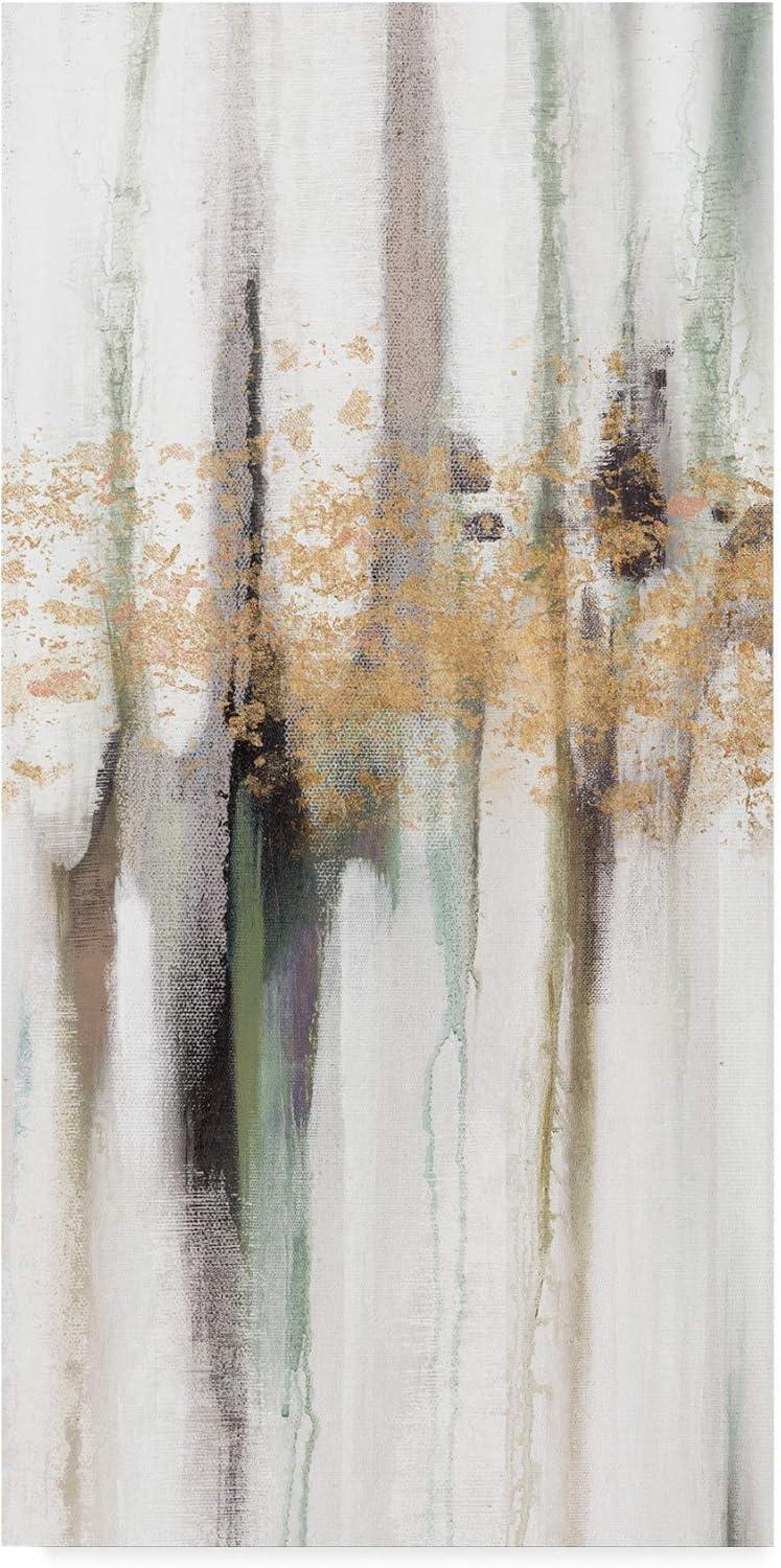 Trademark Fine Art 'Falling Gold Leaf I' Canvas Art by Studio W