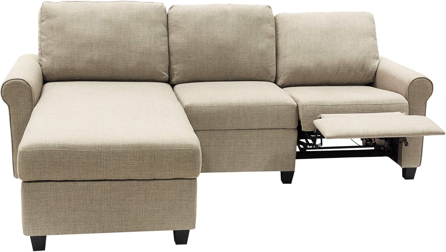 Serta Palisades Reclining Sectional Sofa with Storage Chaise