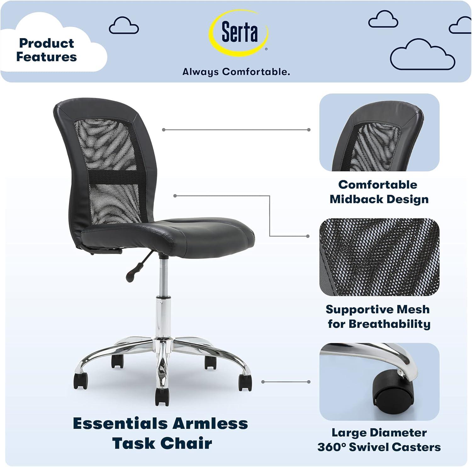 Essentials Computer Chair - Serta