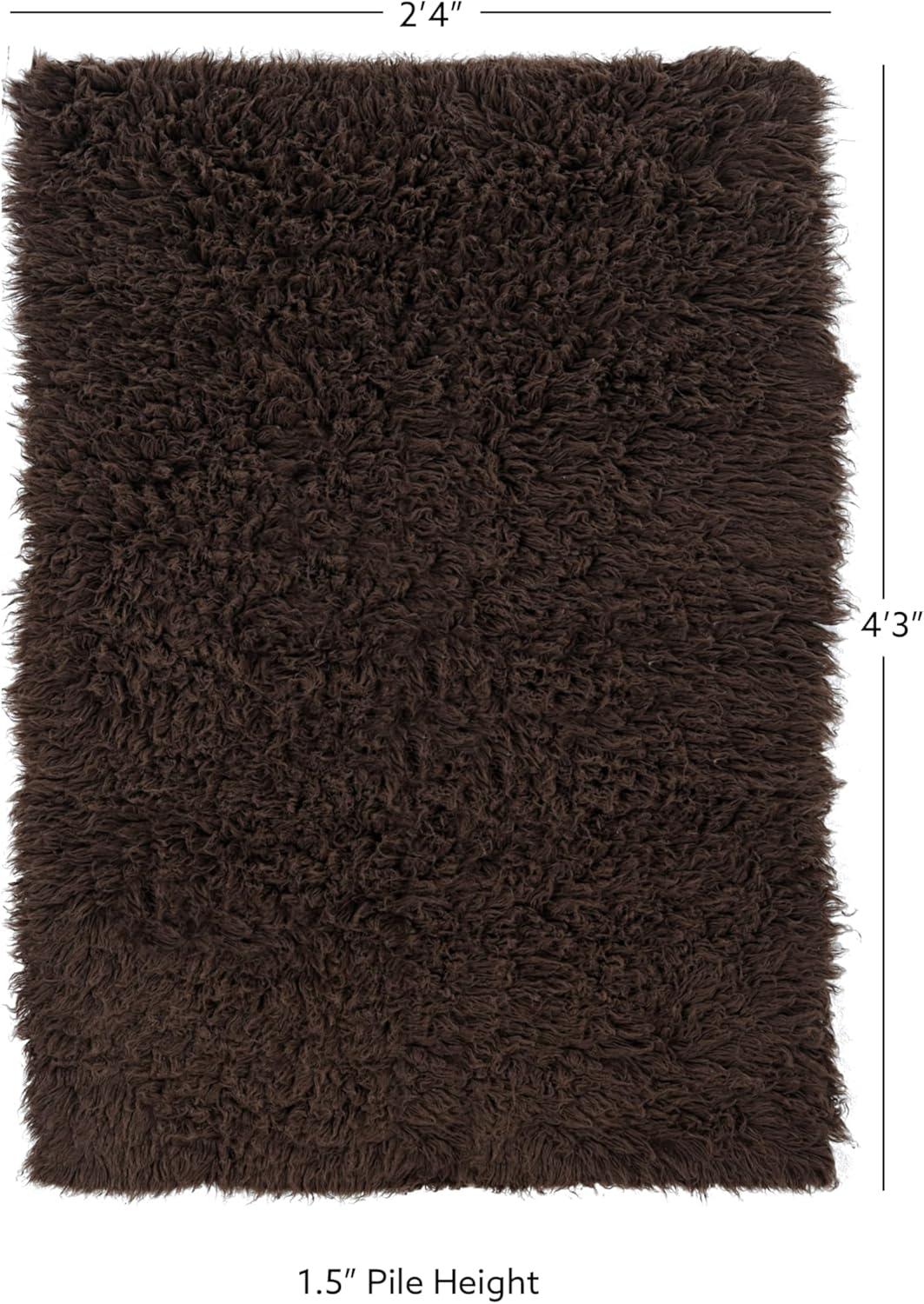 Linon Capri Area Rug, Sand and Black, 4'3'' x 7'3''