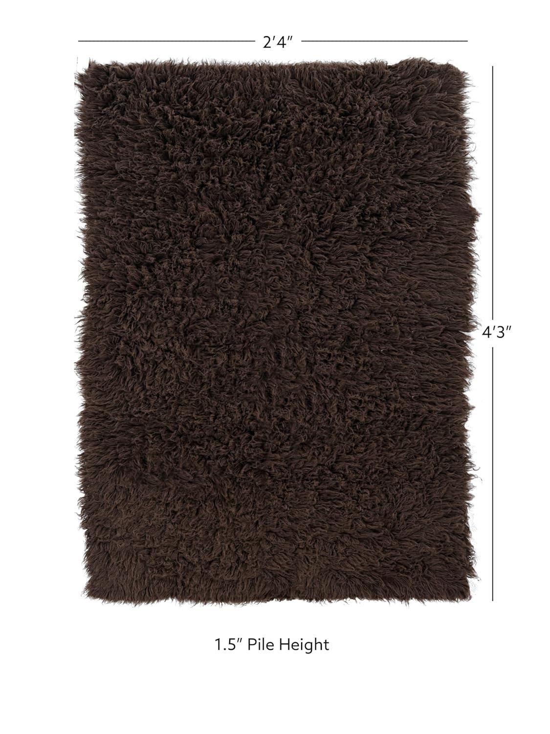 Linon Capri Area Rug, Sand and Black, 4'3'' x 7'3''