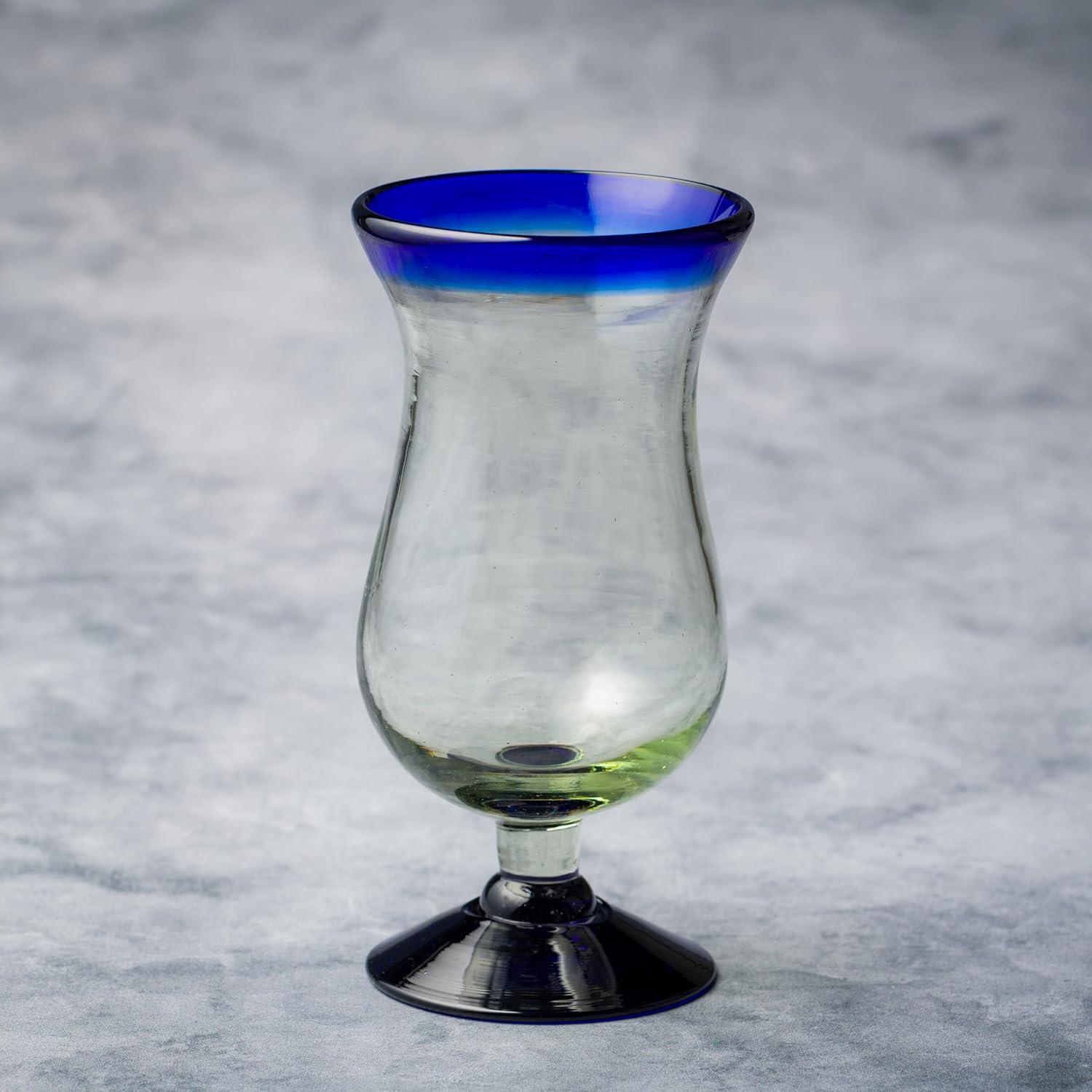 Ten Strawberry Street Rim Pitcher Handblown Mexican Glass