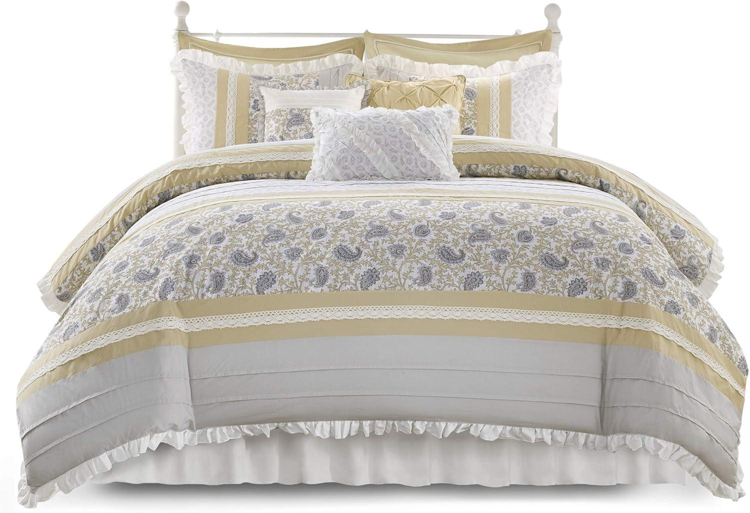 Dawn 9 Piece Cotton Percale Comforter Set