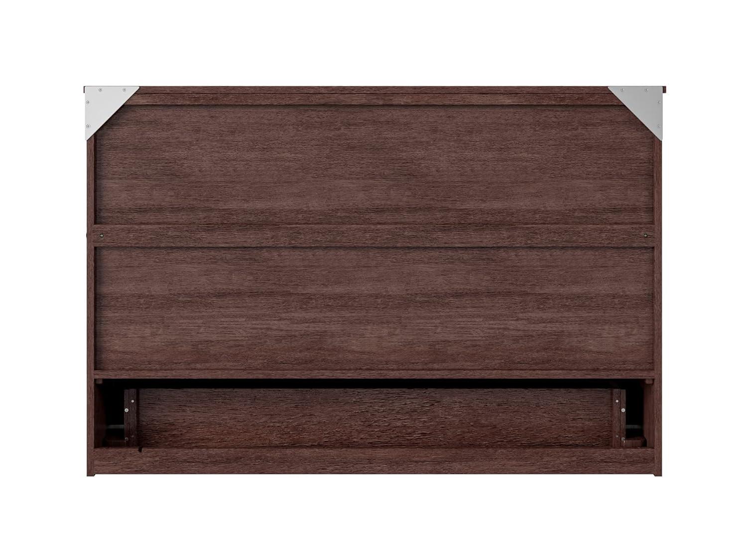 Queen Deerfield Murphy Bed Chest with Charging Station - AFI Atlantic Furniture