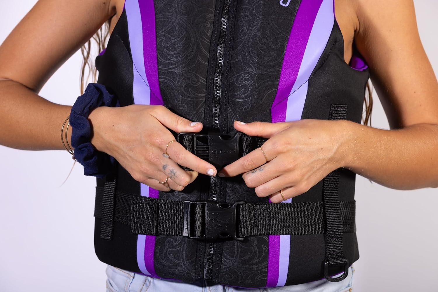 O'Brien Women's Impulse Neo Life Vest, Purple Small