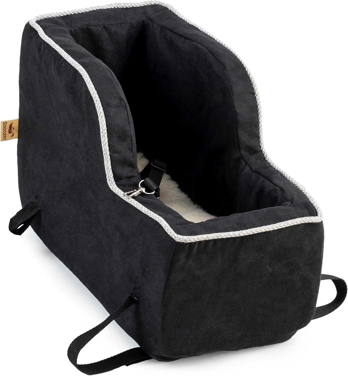 Small Black Soft-Sided Dog Carrier with Adjustable Strap