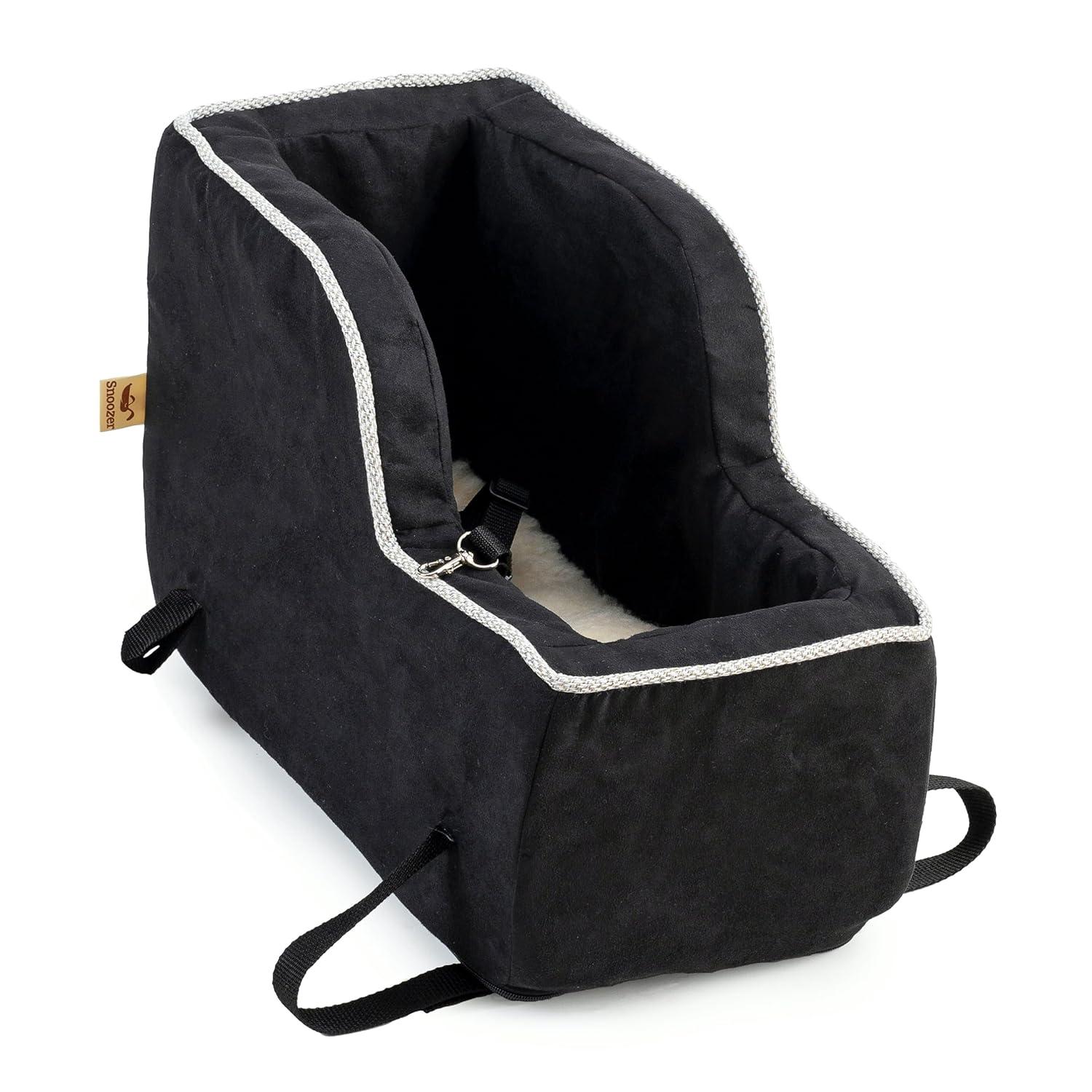Small Black Soft-Sided Dog Carrier with Adjustable Strap