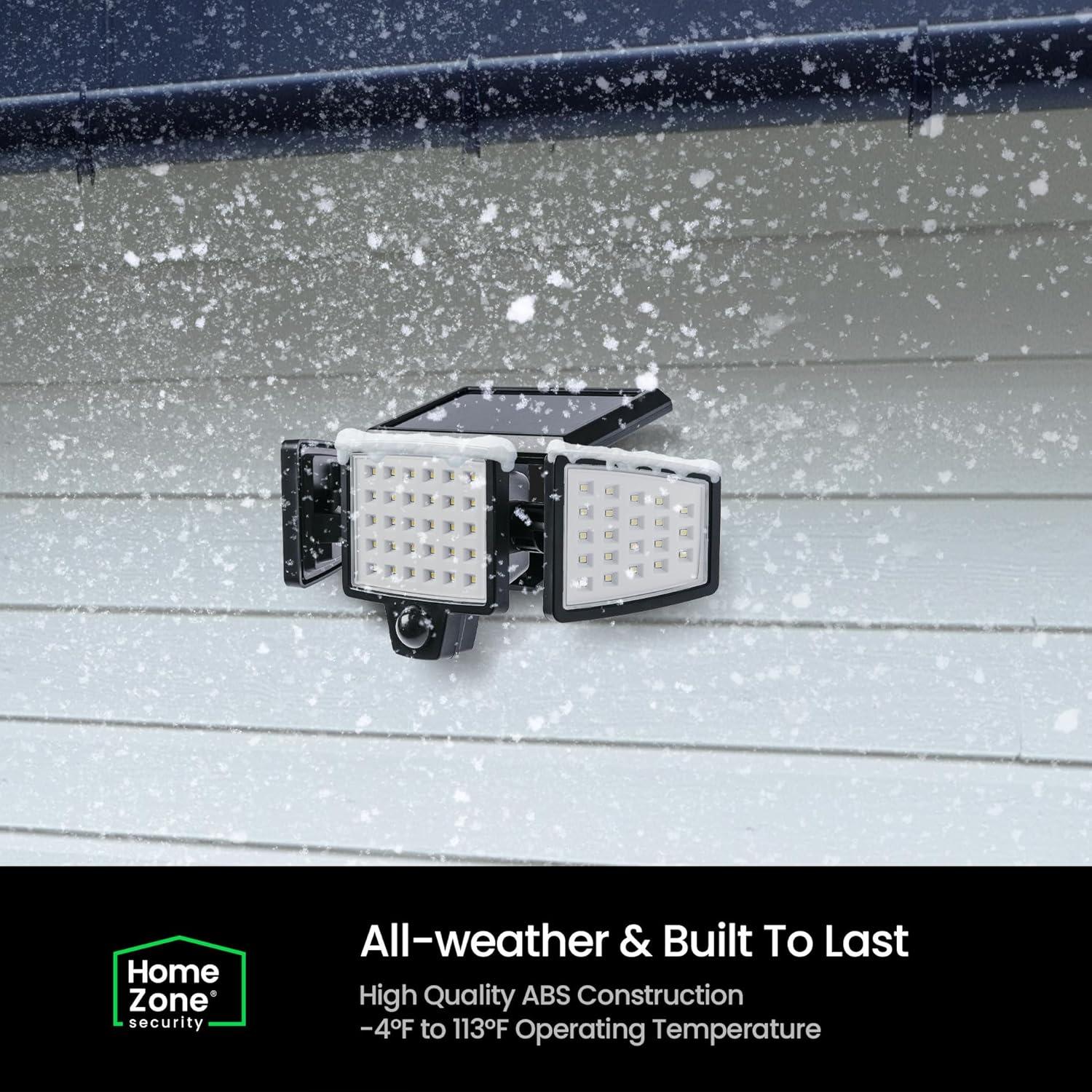 Home Zone Security 9 Watt LED Battery Operated Flood Light with Motion Sensor & Reviews | Wayfair