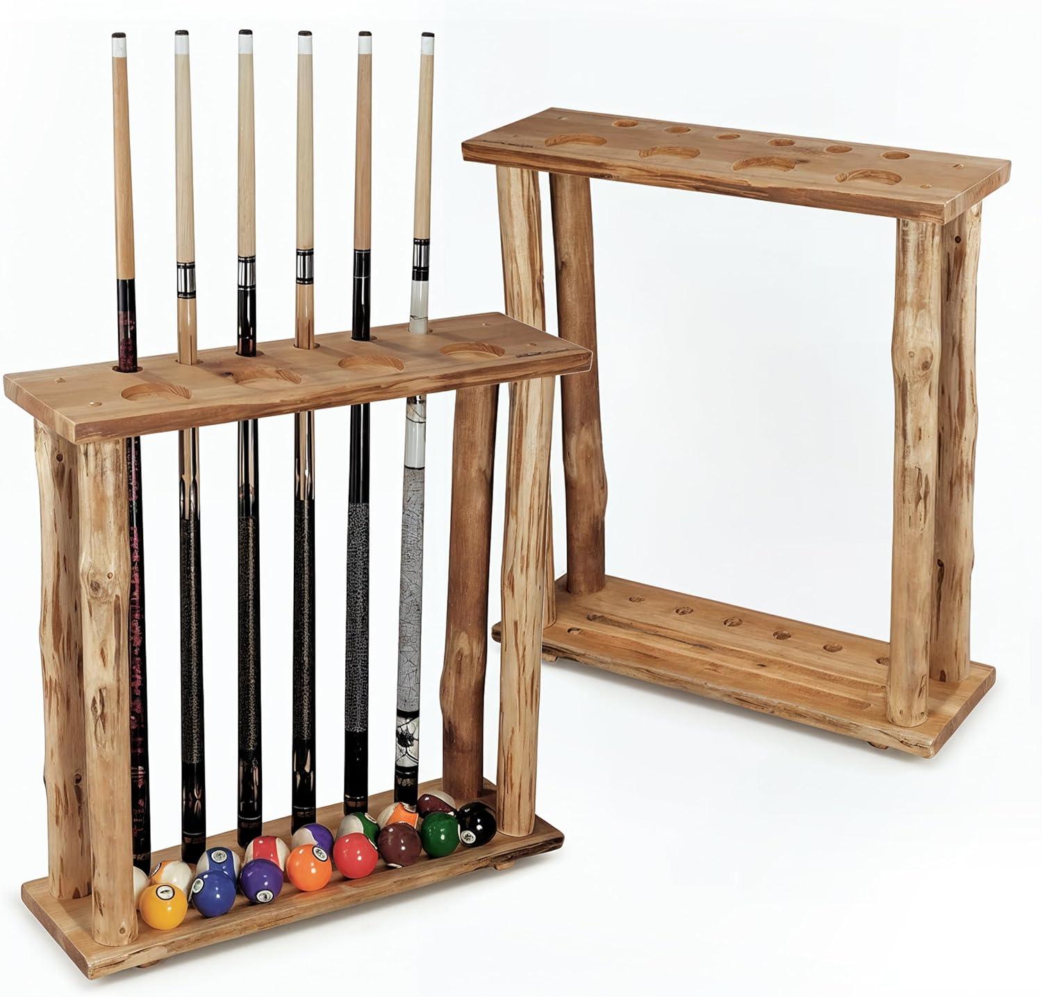 Rush Creek 6 Billard Cue Floor Rack Holder