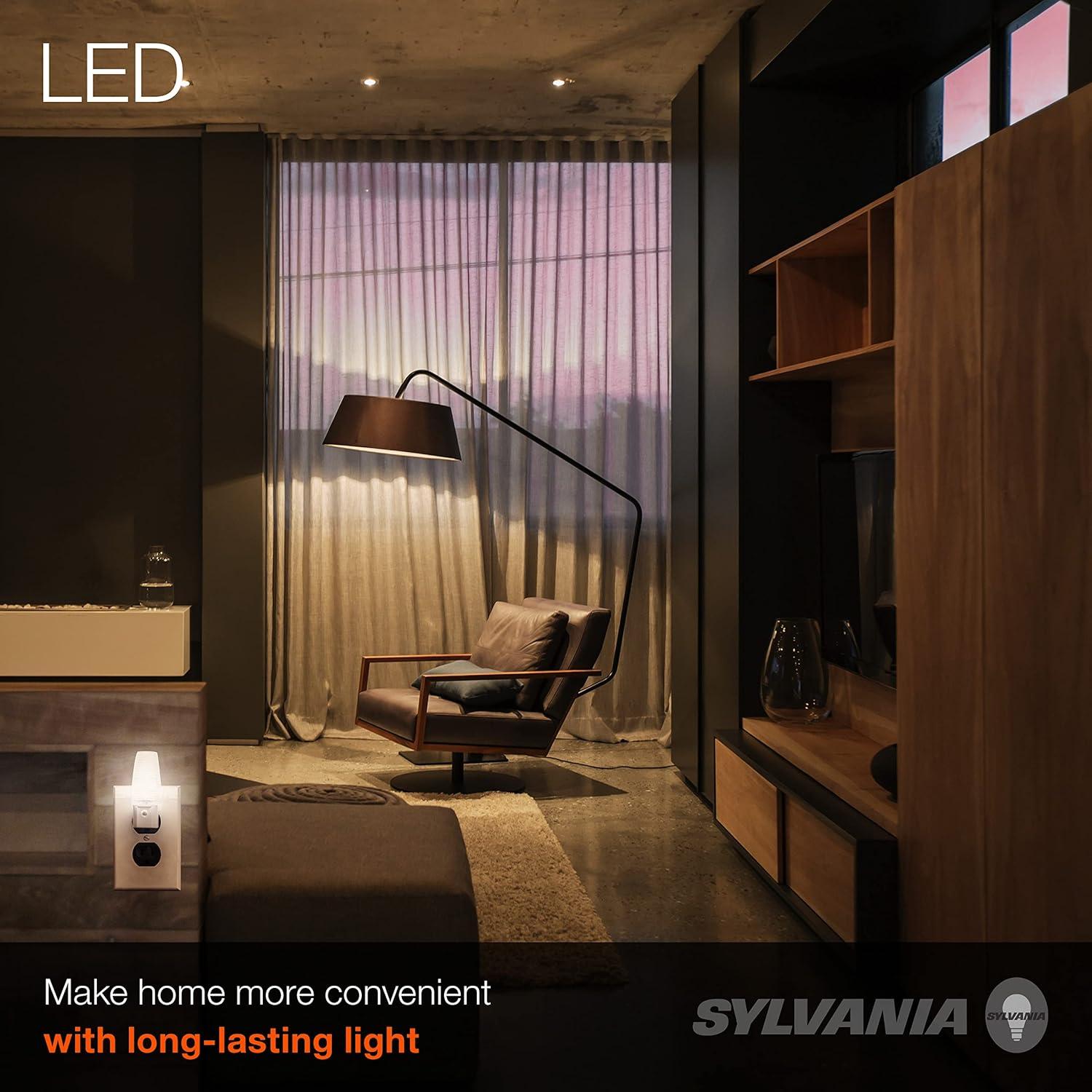 Sylvania C7 LED Night Light Bulbs, 1W, Daylight, 2-count