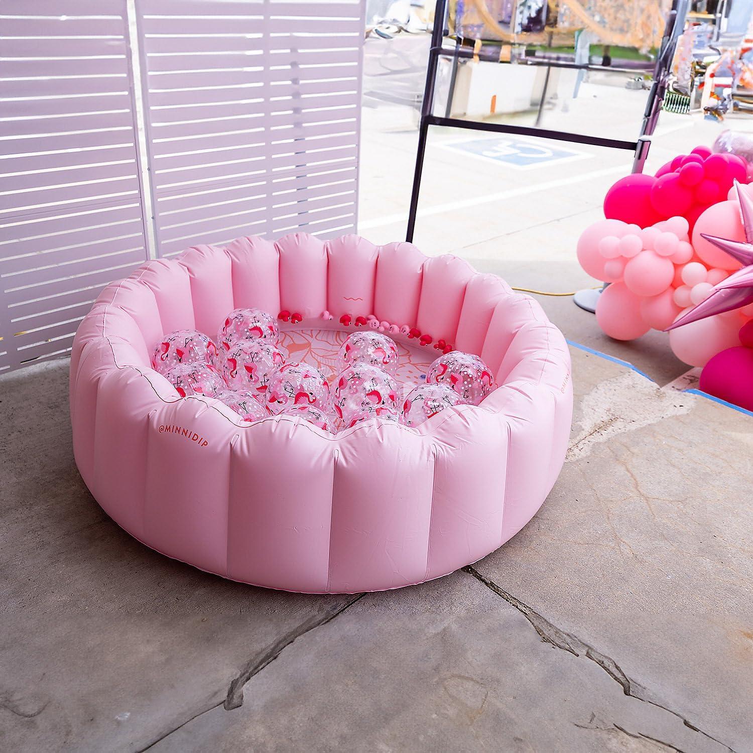 OTC Flamingo Print Beach Balls Vinyl Multicolor, 12 Count