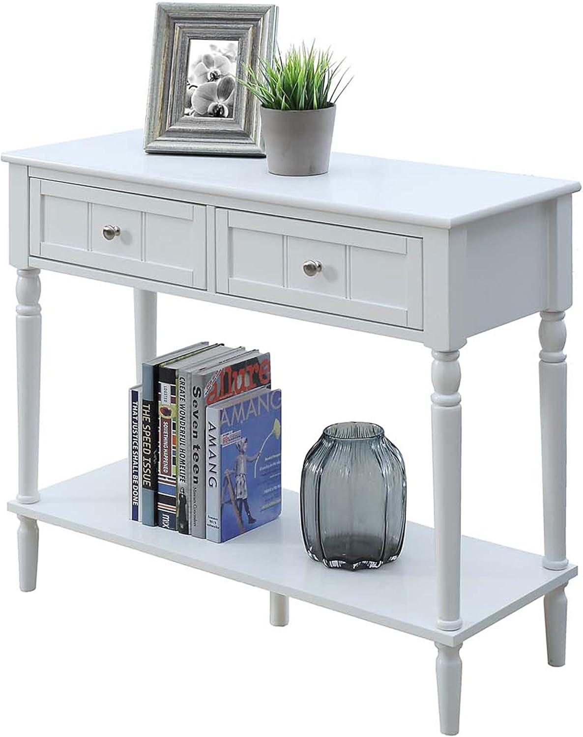 Convenience Concepts French Country Two Drawer Hall Table