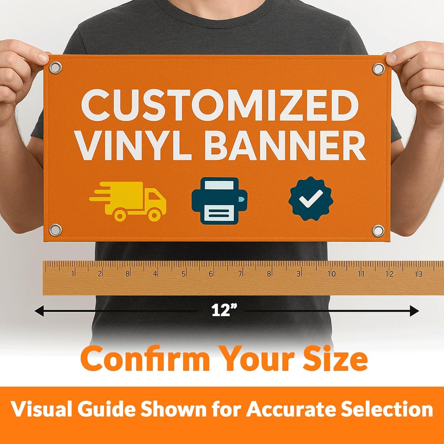 Custom Banner & Signs – Personalized Vinyl Banner for Outdoor Events, Birthdays, Welcome Home, Business, Grand Openings & Celebrations – Durable, Customizable Banners for All Occasions