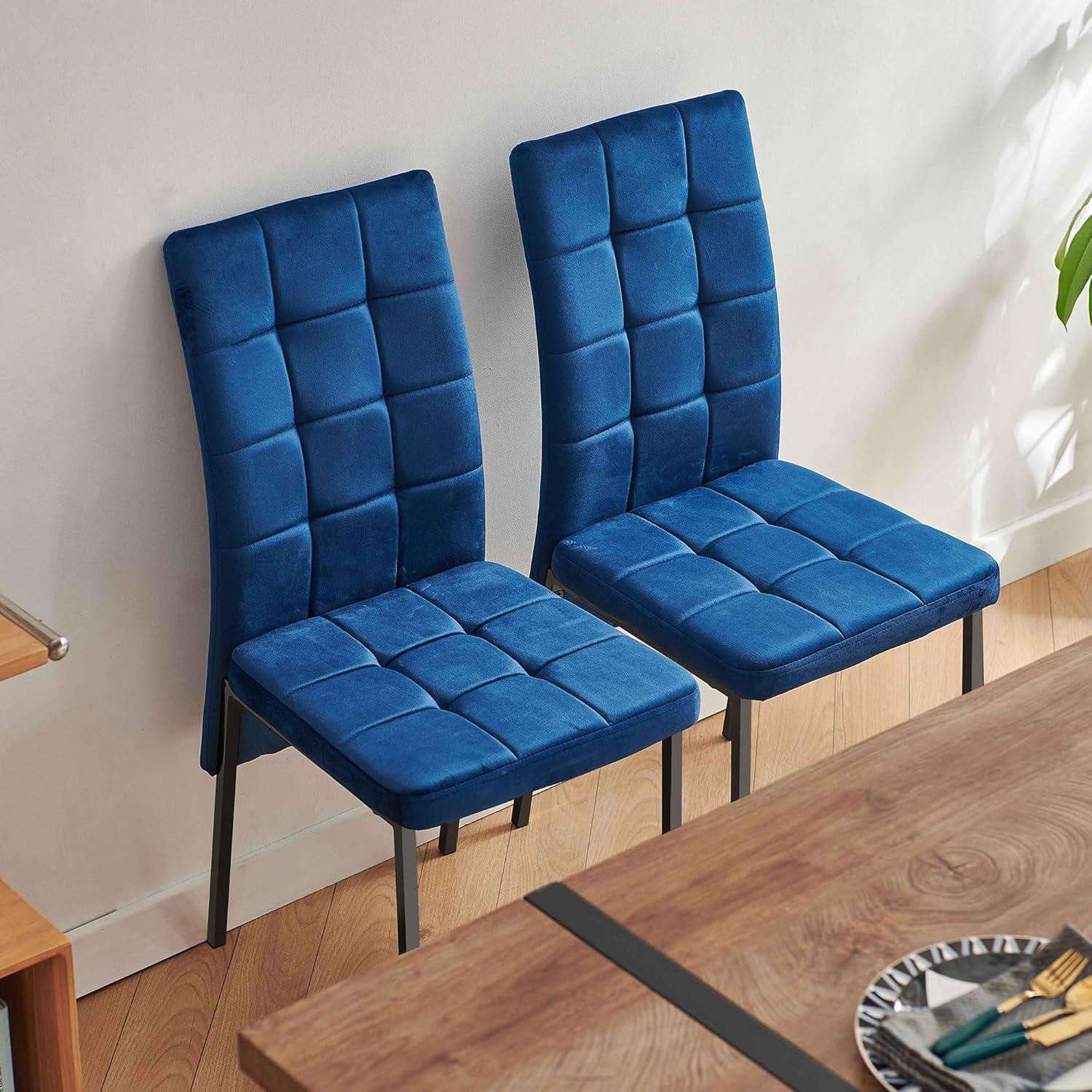 Brooklyn Velvet High Back Side Chair