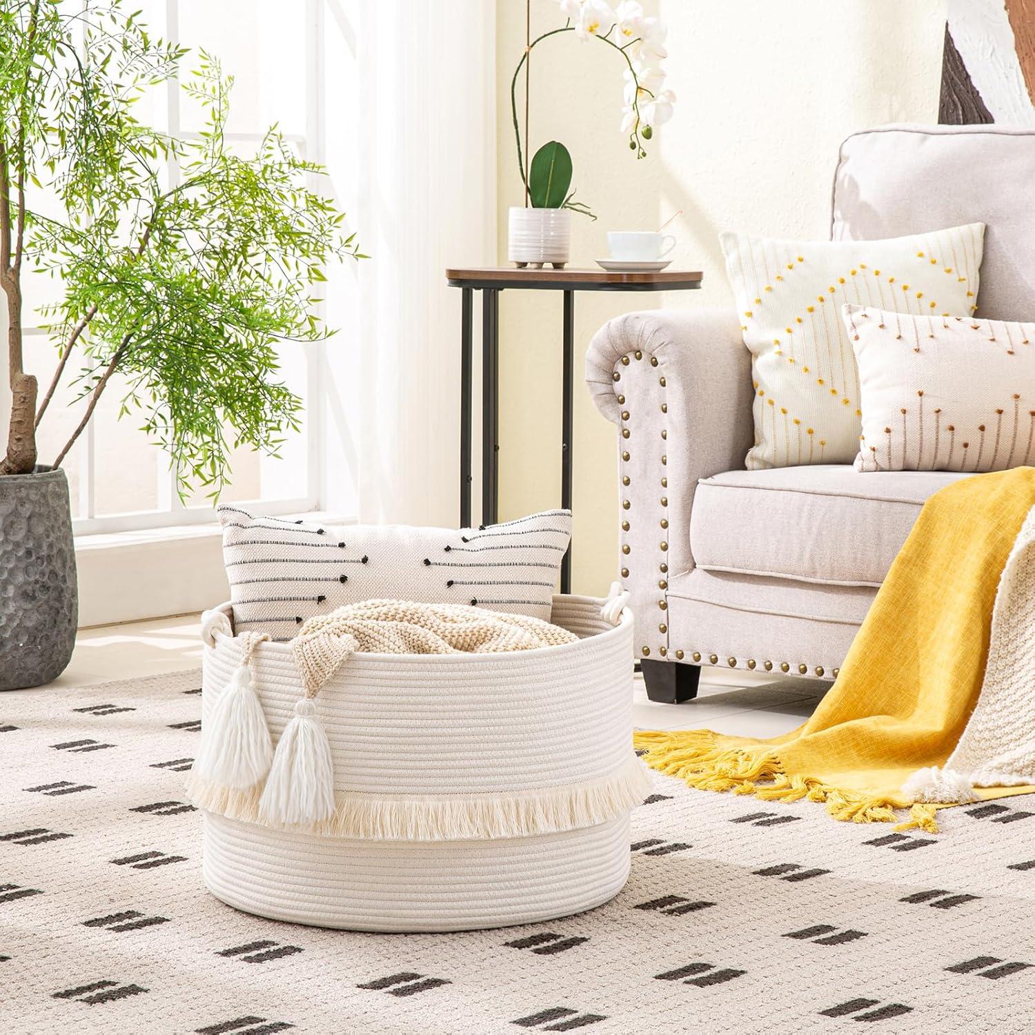 Beachcrest Home™ Fabric Laundry Basket