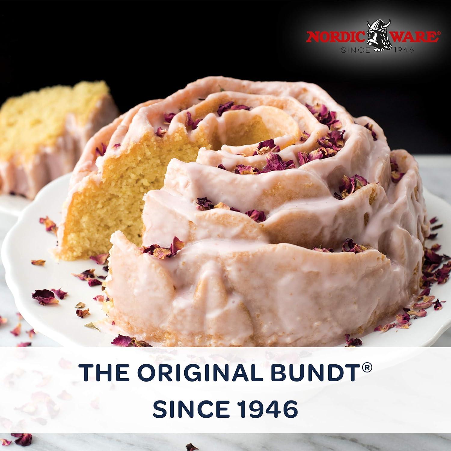 Nordic Ware Rose Cast Aluminum Bundt Pan