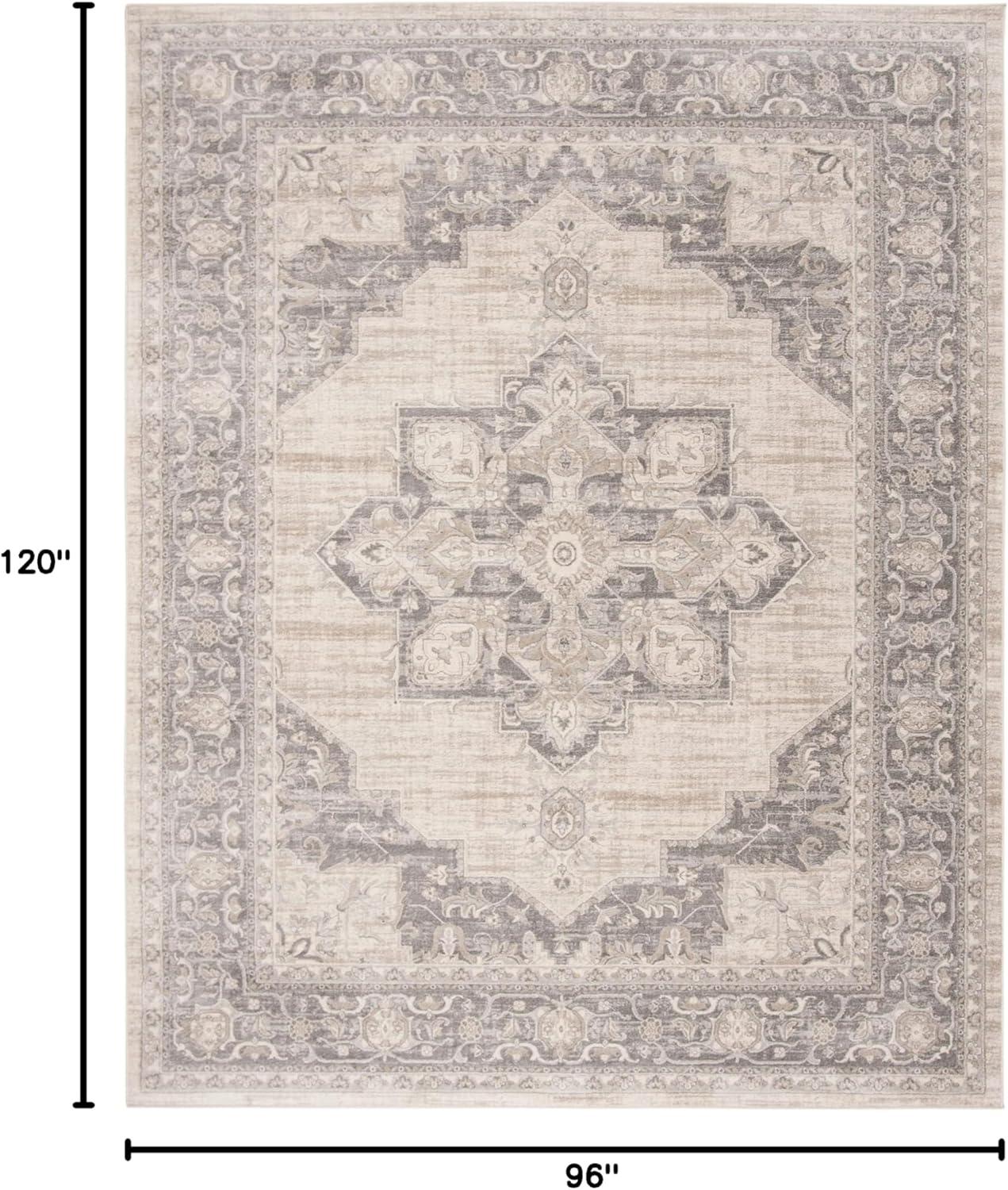Kelly Clarkson Home Cardy Oriental Cream/Gray Area Rug & Reviews | Wayfair